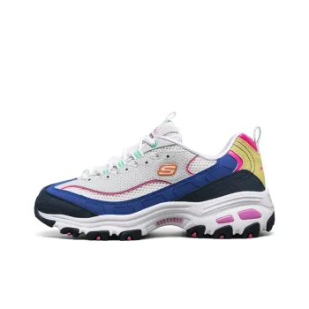 Skechers D'lites 1.0 Gs Grey/Blue Women's