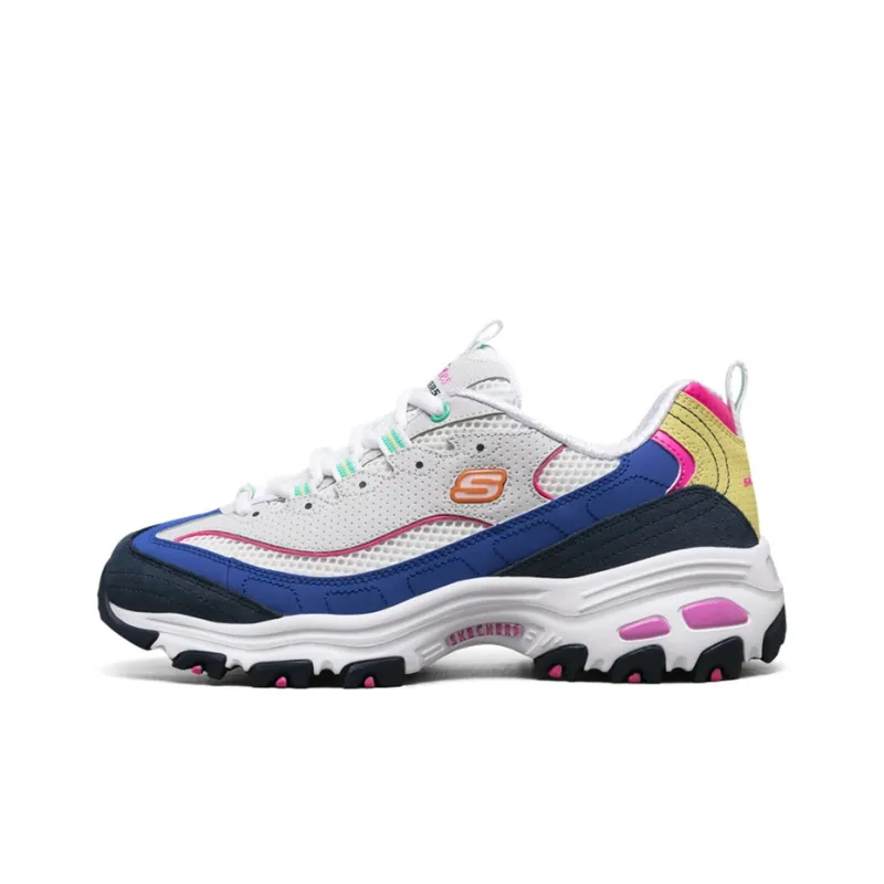 Skechers D'lites 1.0 Gs Grey/Blue Women's-0