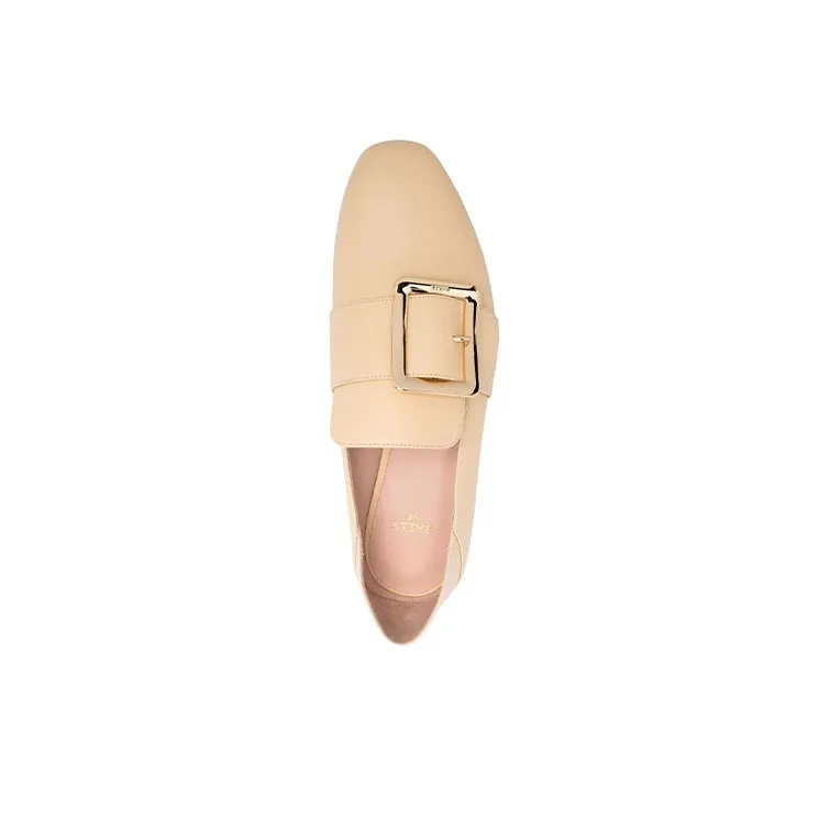 BALLY Leather Buckled Pumps-4