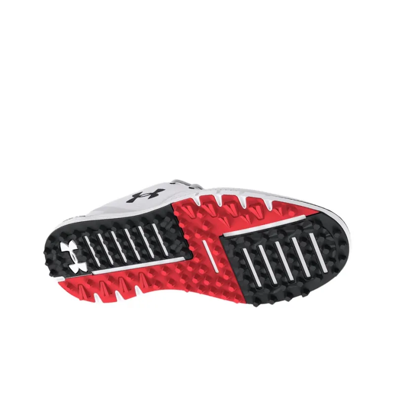 Under Armour Hovr Fade 2 Spikeless Wide E 'White'-4