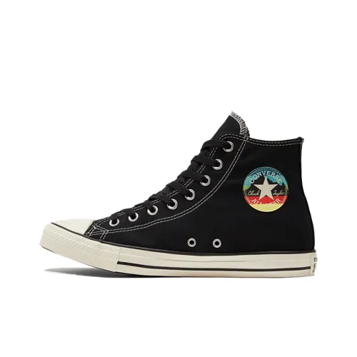 Converse Chuck Taylor All Star Canvas Shoes Unisex High-Top Black/White/Red/Yellow