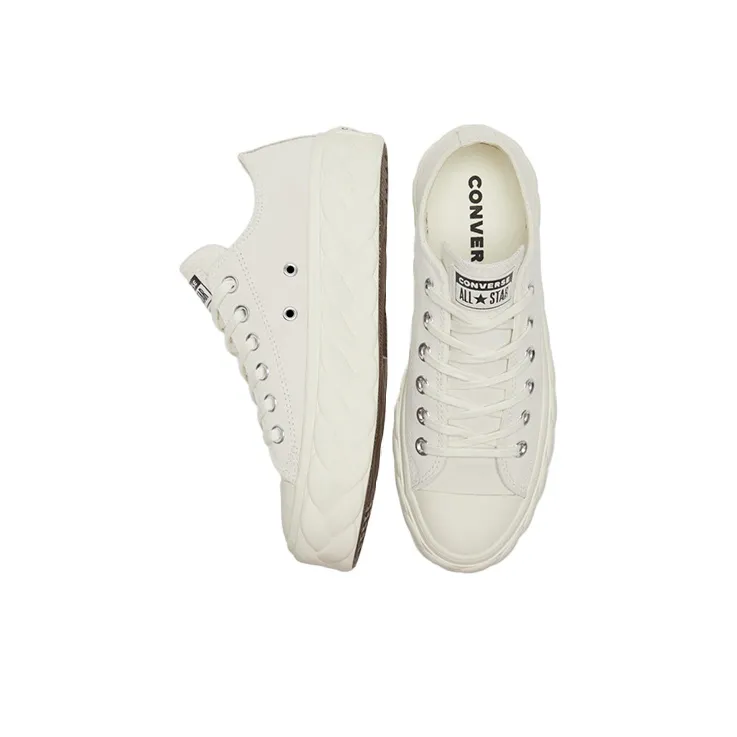 Converse Women's Chuck Taylor All Star Platform Low 'Runway Cable Egret' Women's-3