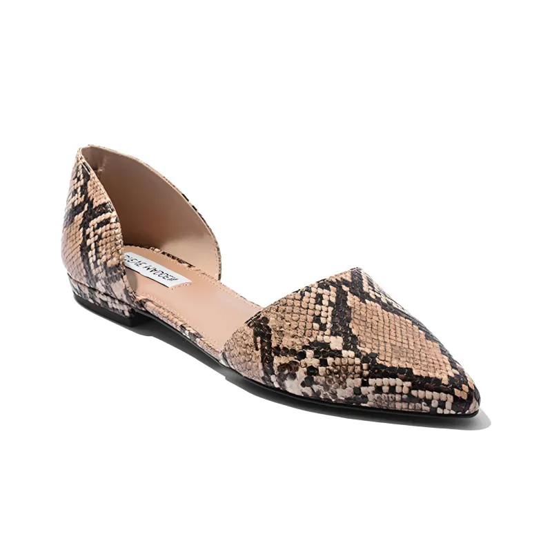 STEVE MADDEN Chunky Heel Casual Shoes 1.5cm Women's Snakeskin Print-2