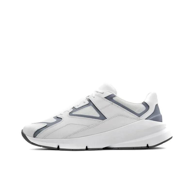 Under Armour Forge 96 Anti-Slip And Wear-Resistant Breathable Low-Top Chunky Sneakers Unisex Gray White-0