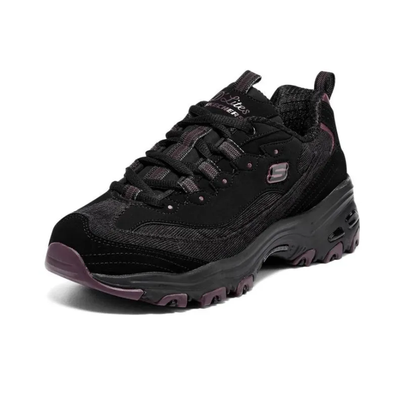 Skechers D'LITES 1.0 'Black' Women's-2