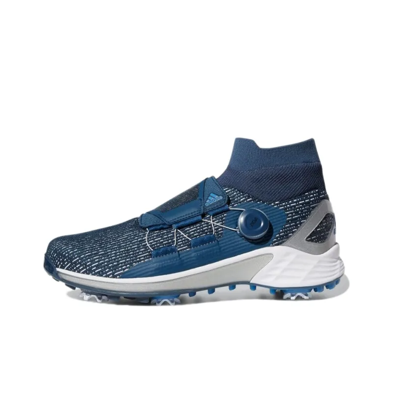 Adidas Zg21 Motion Primegreen Boa Mid Golf Crew Navy Silver Metallic Cloud White-0