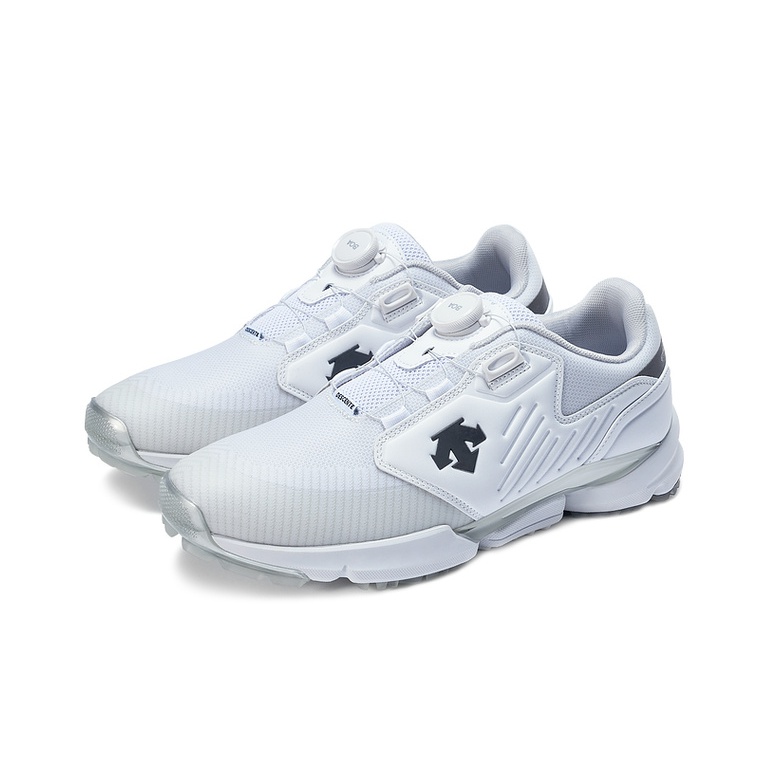 DESCENTE Golf Golf Shoes Men Low-Top White - POIZON