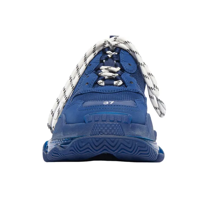Balenciaga Triple S Clear Sole Navy Women's-2