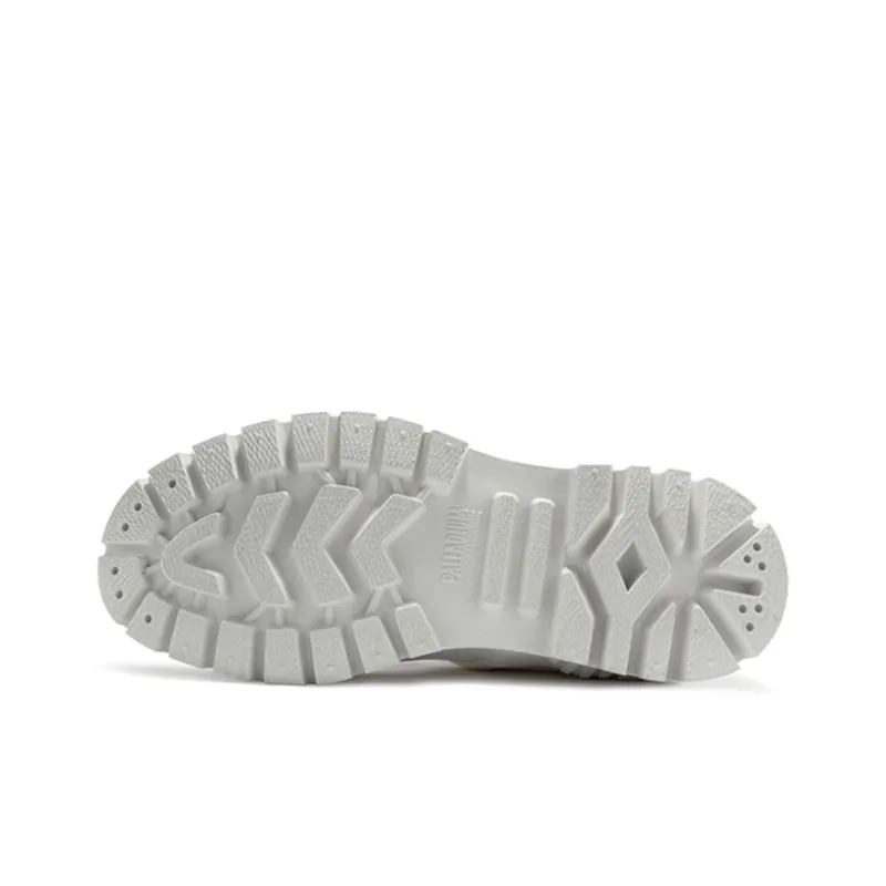 Palladium Pallashock Hkr Lo Anti Slip Wear Resistant Breathable Height Increasing Low Top Canvas Shoes Unisex White-4
