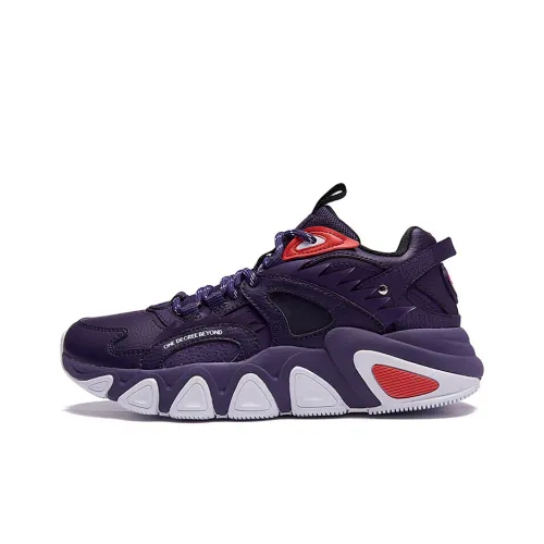 361° Chunky Sneakers Men Low-Top Purple/White