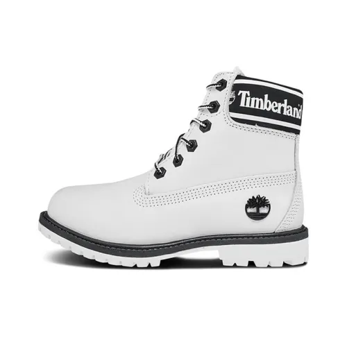 Timberland PREMIUM Wear Resistant Cushioning Height Increasing Short Outdoor Boots Women's White