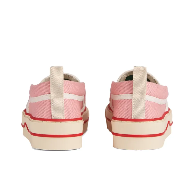 GUCCI Tennis 1977 Slip-On Pink Women's-4