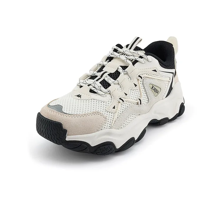 Kappa Low Top Chunky Sneakers Unisex Gray Black-1