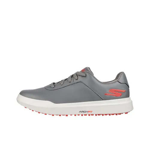 Skechers Go Golf Golf Shoes Men Low-Top Gray/Red