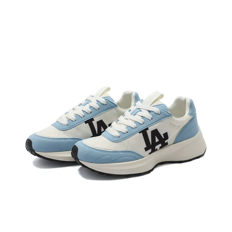 MLB Chunky Jogger Anti Slip And Wear Resistant Lightweight Height Increasing Low Top Chunky Sneakers Unisex Light Blue-2