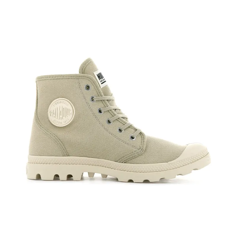 Palladium Pampa Hi Originale Anti Slip Wear Resistant High Top Canvas Shoes Unisex Light Green-1
