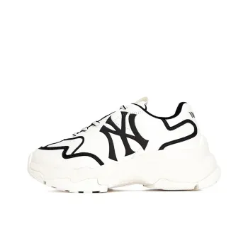 MLB Big Ball Chunky Chunky Sneakers Unisex Low Top White/Black