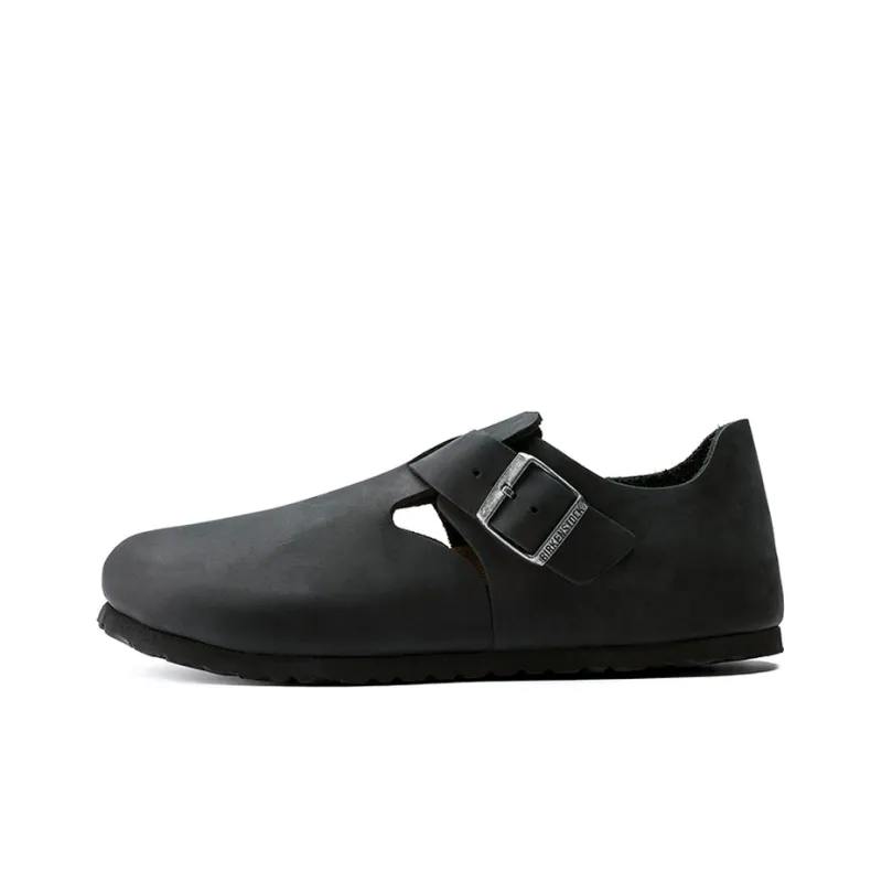 Birkenstock London Oiled Leather 'Black'-0