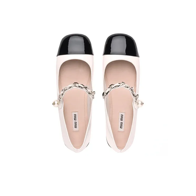 MIU MIU Two-Toned Ballerinas-4