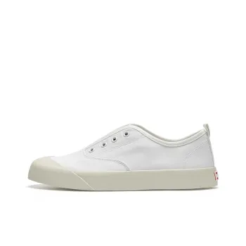 Rockfish 719 Collection Water Repellent And Not Afraid Of Wetness Canvas Shoes Women's White Stripes Color