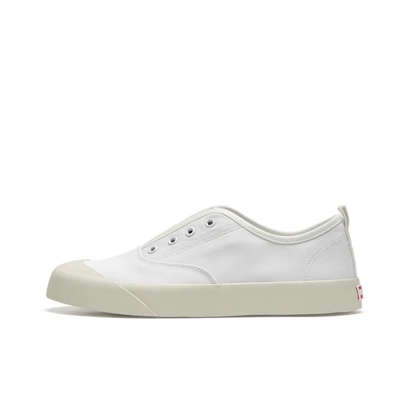 Rockfish 719 Collection Water Repellent And Not Afraid Of Wetness Canvas Shoes Women's White Stripes Color-0