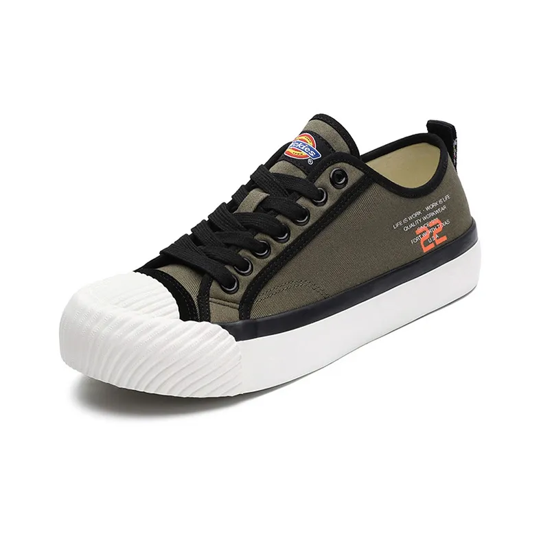 Dickies Canvas Shoes Men Low Top Army Green-1