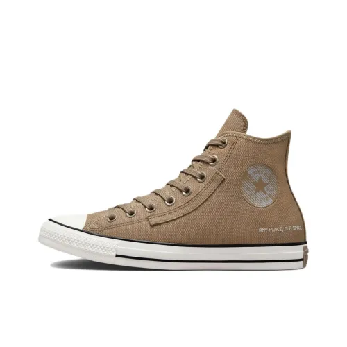 Converse Chuck Taylor All Star Anti-Slip And Wear-Resistant Breathable High-Top Canvas Shoes Unisex Brown