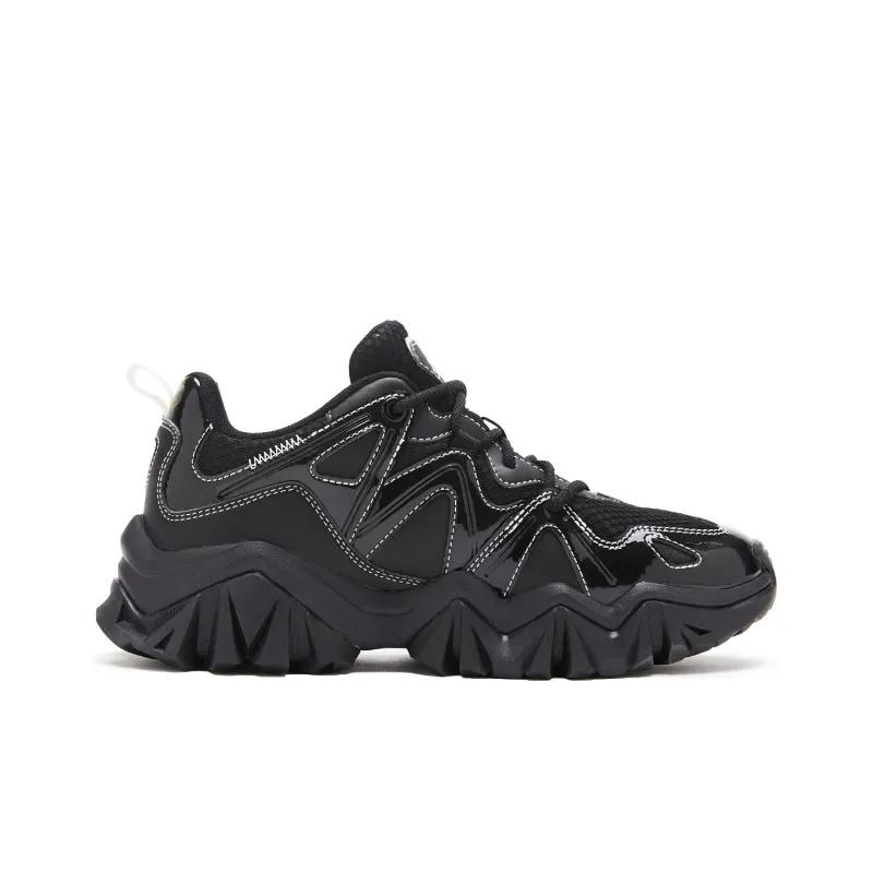 STARTER Wear resistant And Lightweight Low Top Chunky Sneakers Women's Black-1