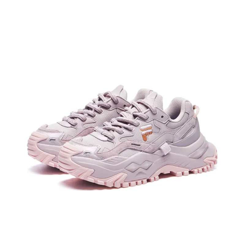 FILA FUSION Bianco Fob Sneakers 'Lilac Pink' Women's-2