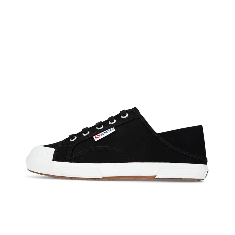 SUPERGA Canvas Shoes Women's Low Top Black-0