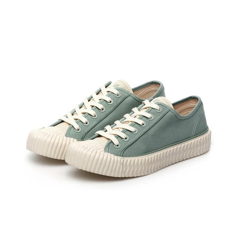 Excelsior Canvas Shoes Unisex Low Top Ore Green-1