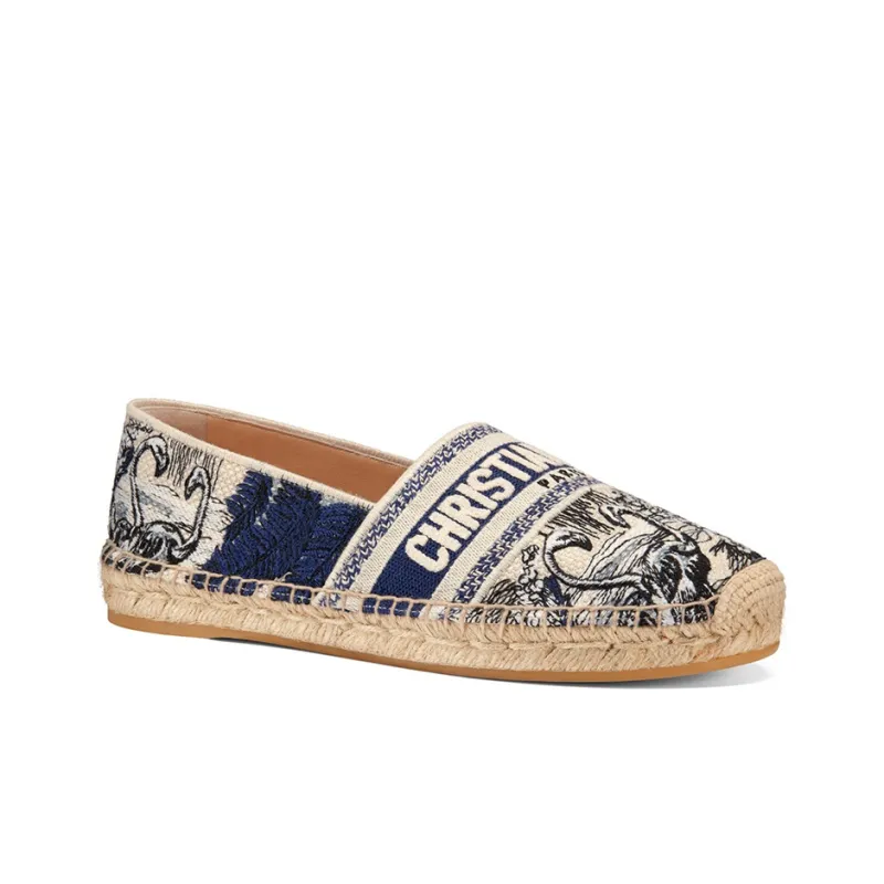DIOR Granville Women's Casual Shoes Women's Blue White-2