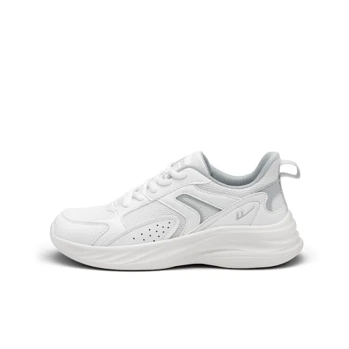 Warrior Low Top Running Shoes Unisex White Gray
