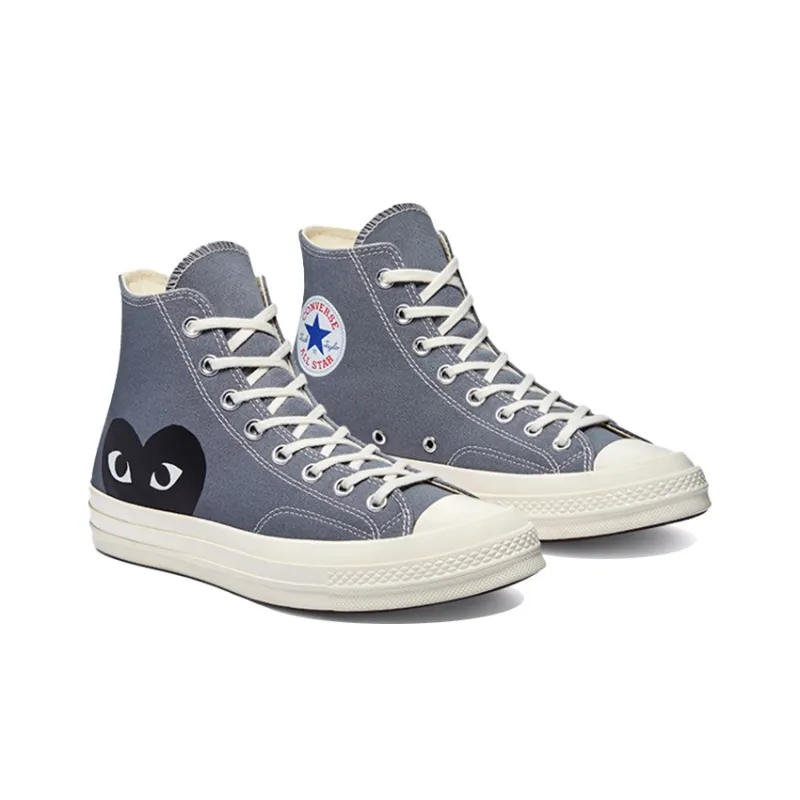 Chuck 70 Comme Des Garçons Play X Converse High 'Steel Gray'-2