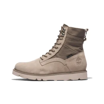 Timberland Vibram Waterproof Leather And Fabric Boots 'Beige Suede'