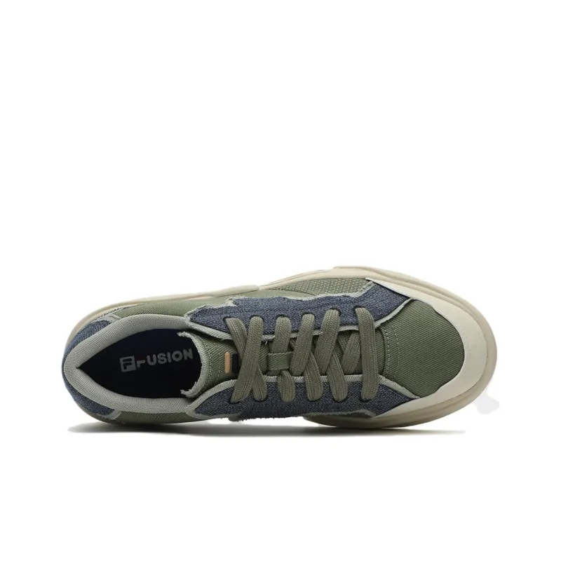 FILA FUSION Lifestyle Comfort Skate Shoes 'Green Grey'-2