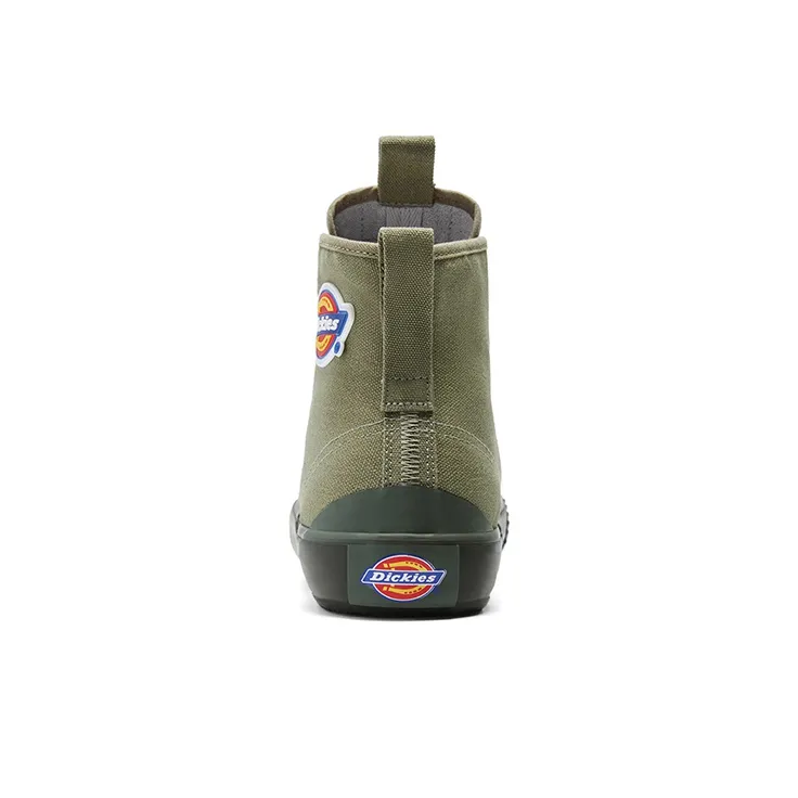 Dickies Canvas Shoes Men High Top Army Green-3