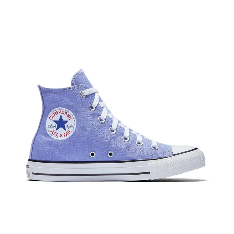 Converse Chuck Taylor All Star Hi Plimsolls In Purple-1