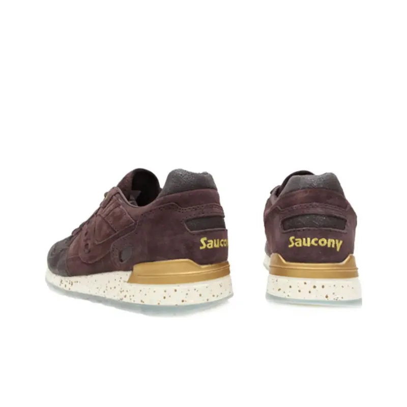 Saucony Shadow 5000 Cushioning Anti-Slip And Wear-Resistant Low-Top Running Shoes Men's Brown-4