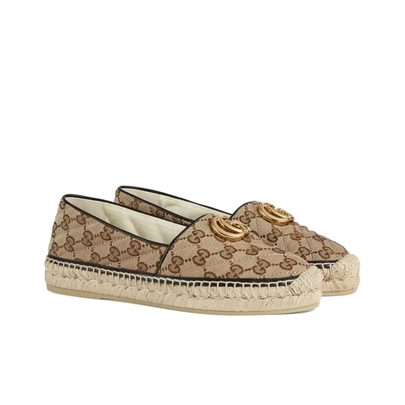 GUCCI GG Supreme Canvas Espadrilles-1