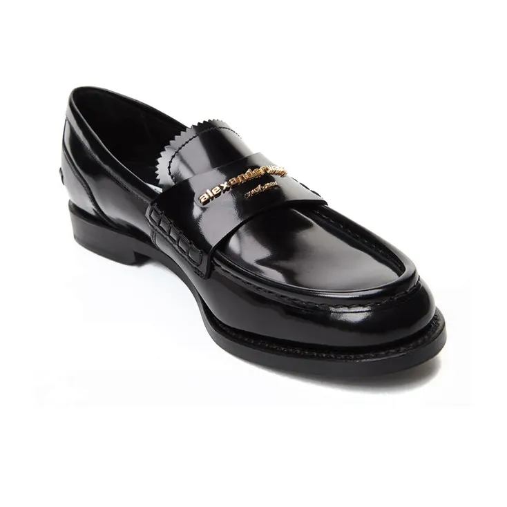 alexander wang Embossed-logo Loafers-2