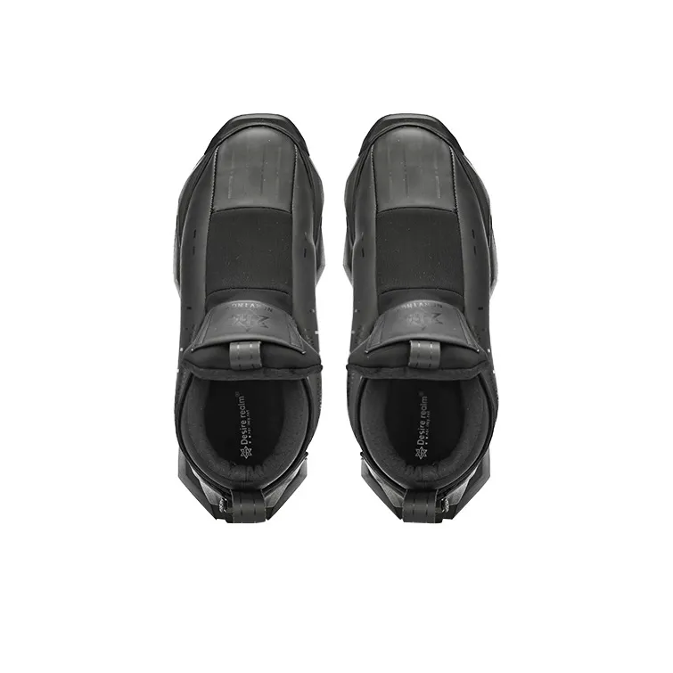 NORVINCY Chunky Sneakers Unisex Low Top Black-2