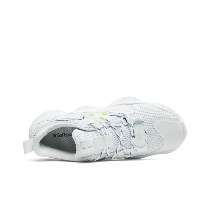 XTEP Anti Slip Wear Resistant Low Top Chunky Sneakers Men's White-2