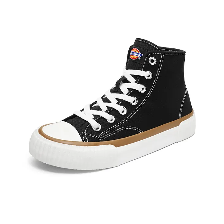 Dickies Canvas Shoes Unisex High Top Black-1