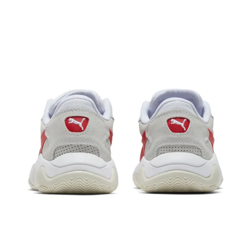PUMA Storm Street Trainers 'White Red'-3