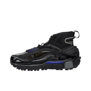 LINING x LNG China Player Collection Anti Slip Wear Resistant High Top Chunky Sneakers Men's Black