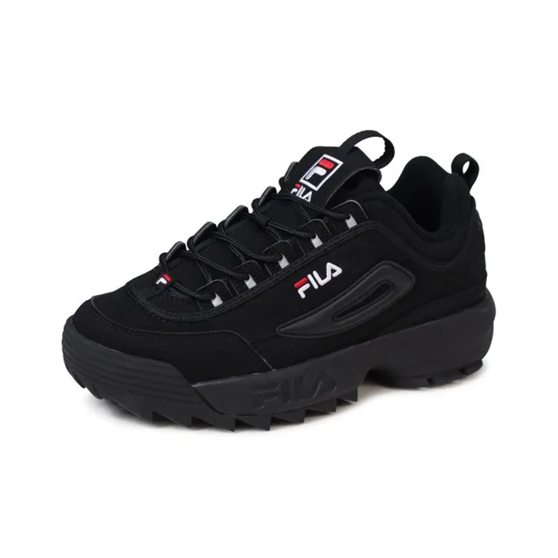 FILA Disruptor 2 Low Top Daddy Shoes Black-1