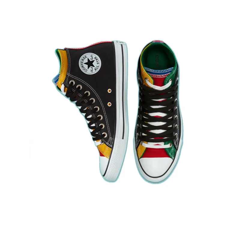 Chuck Taylor All Star Converse Double Upper High 'Black Multi'-3
