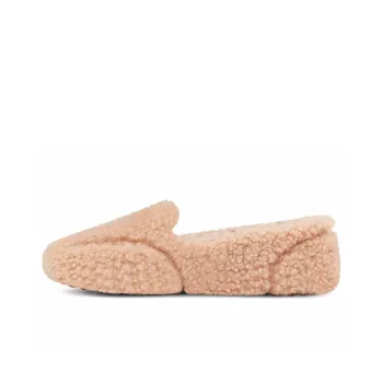 UGG Hailey Fluff Loafer Slip On 'Pink Peach' Women's