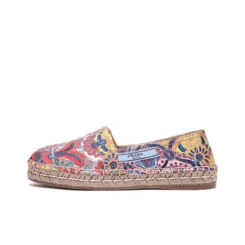 PRADA Fisherman Flat Shoes Women's Multicolor
